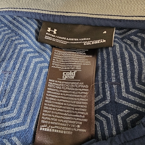 NWT Navy Under Armour Coldgear Infrared Golf Pants Sz. 4 - Picture 7 of 10